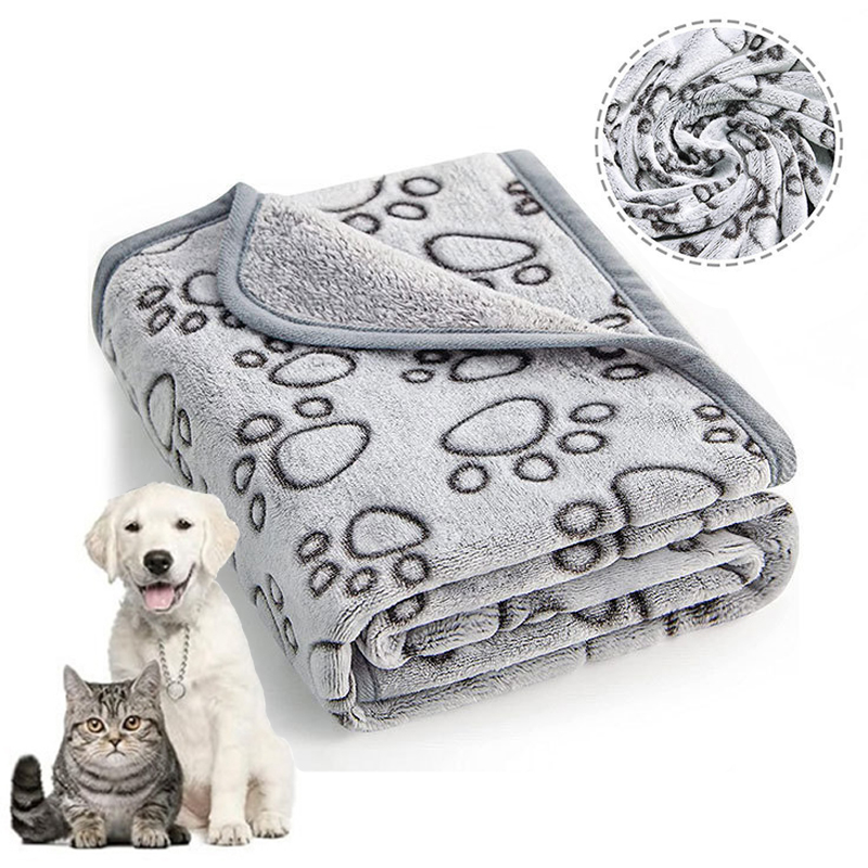 Pet Supplies For Dogs - Soft Fluffy Pet Blanket Cute Cartoon