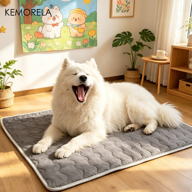 Pet Supplies Dog Wash - KEMORELA Dog Cooling Mat Washable Reusable