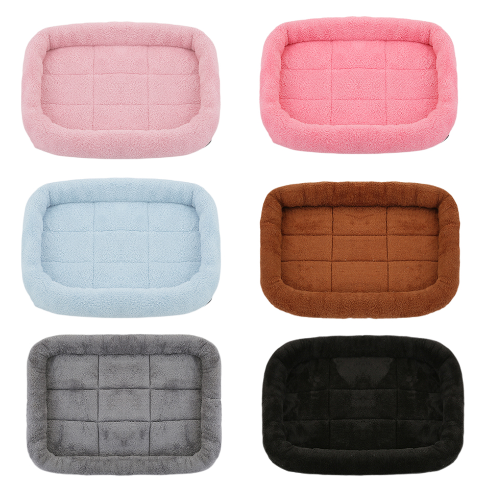 Pet Supplies Dog Wash - Soft Plush Square Dog Bed Mat