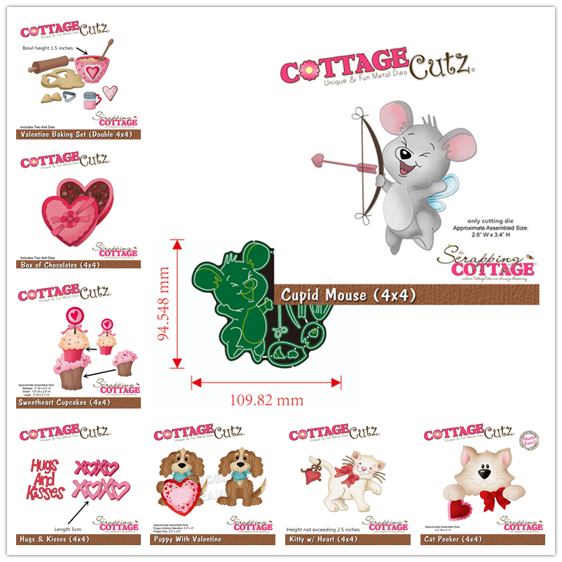 Dog Raincoat - Valentine's Day Metal Cutting Dies Love