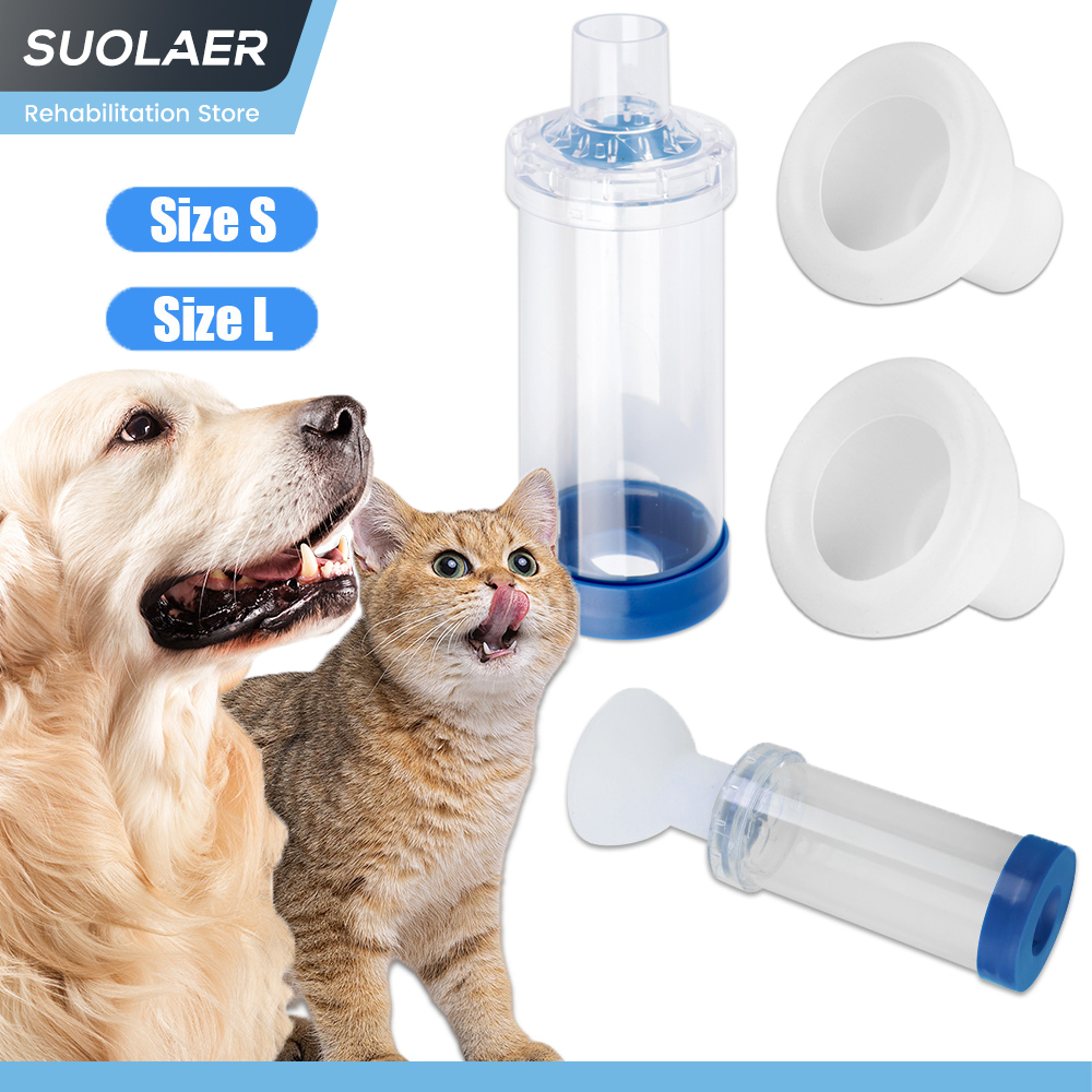 Pet Supplies For Dogs - Inhaler Spacer 2 Size Masks for