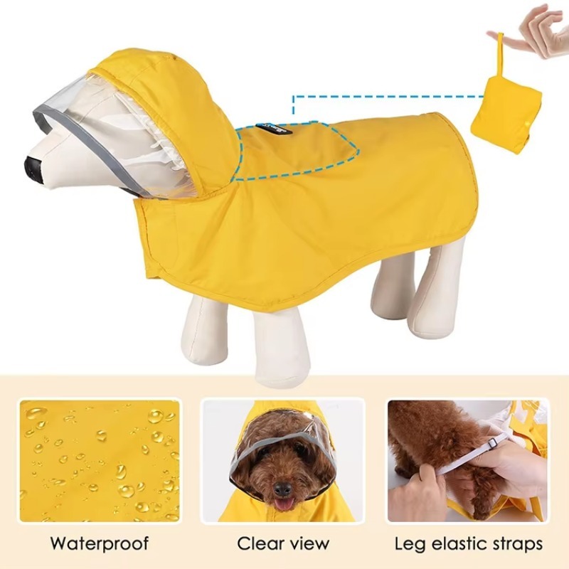 Custom Printed Reflective Dog  - Dog Raincoat recensie en prijs