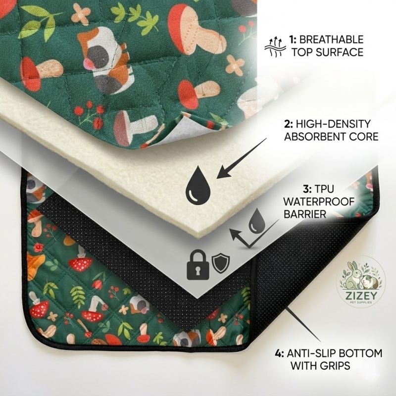 Hamster Bedding Mat Washable R - Hedgehog Bedding Liner recensie en prijs