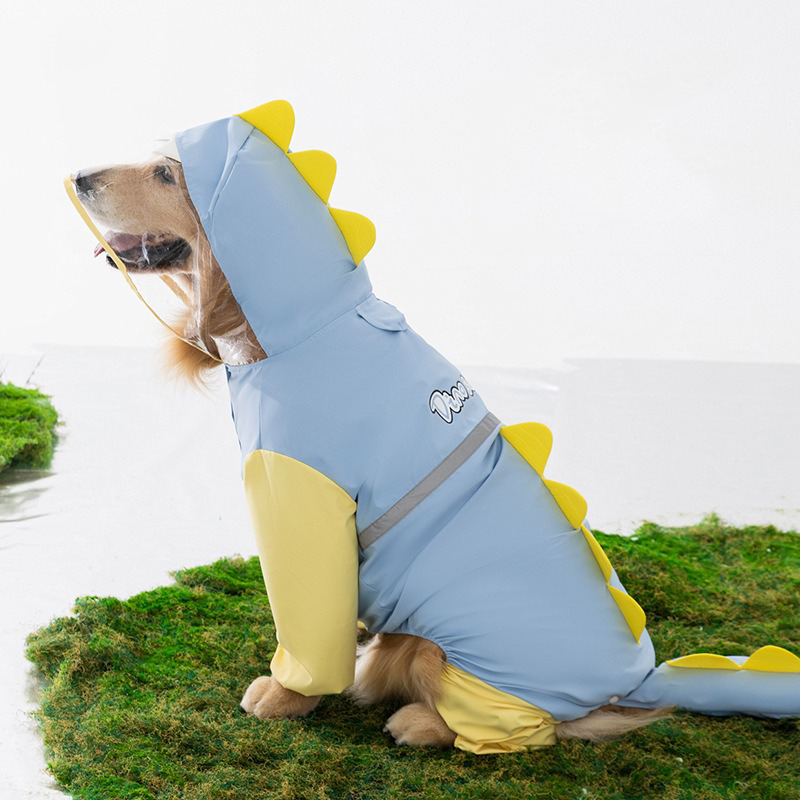 Large Dog Dinosaur Raincoat Go - Dog Raincoat recensie en prijs
