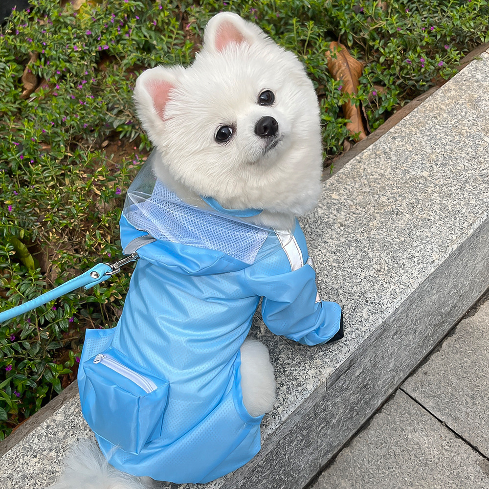 Waterproof Full-Body Dog Rainc - Dog Raincoat recensie en prijs