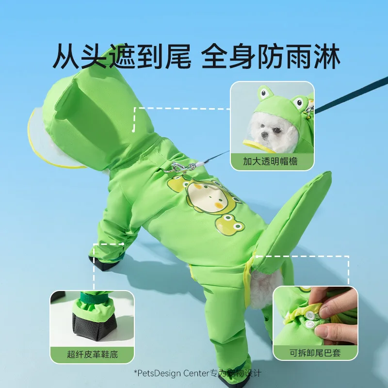 Puppy Dog with Feet Poncho All - Dog Raincoat recensie en prijs