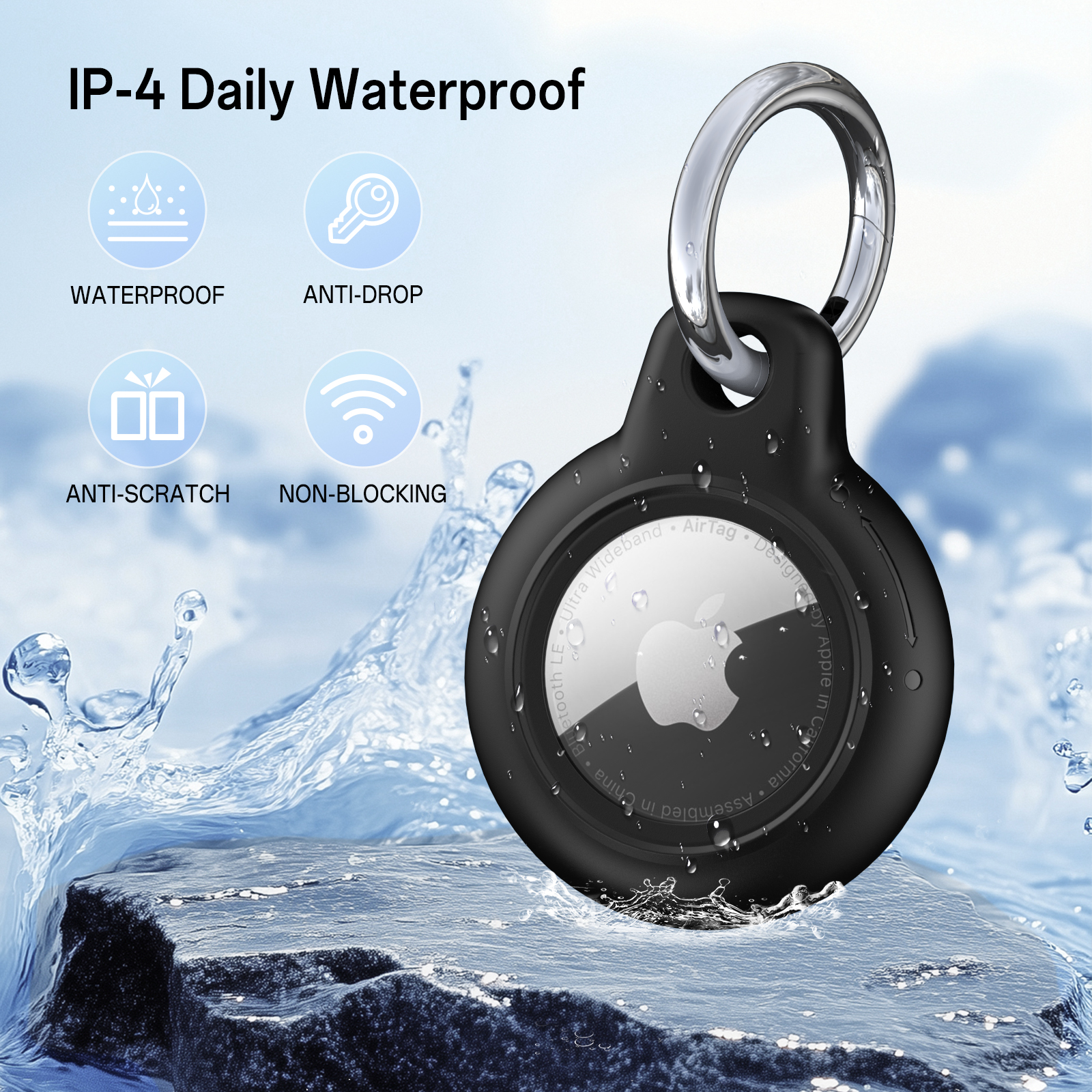 For Apple Air tag Case IP4 Dai - Dog Raincoat recensie en prijs
