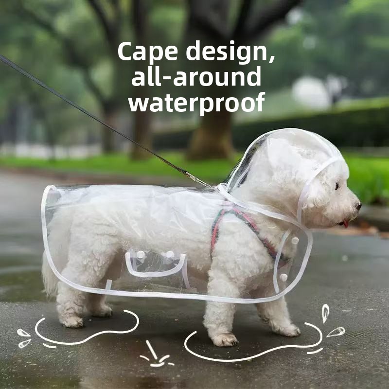 Outdoor Pet Raincoat Transpare - Dog Raincoat recensie en prijs