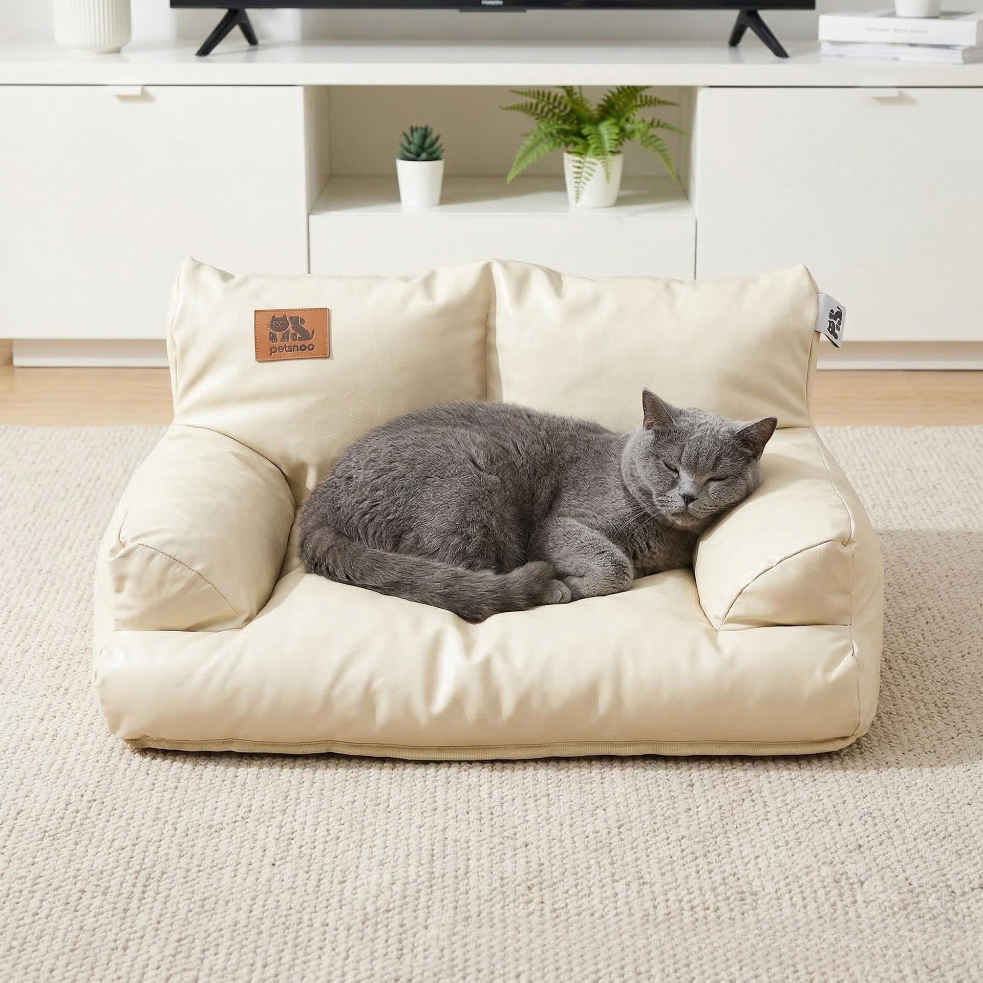 Luxury Faux Leather Dog Bed So - Pet Supplies Dog Wash recensie en prijs