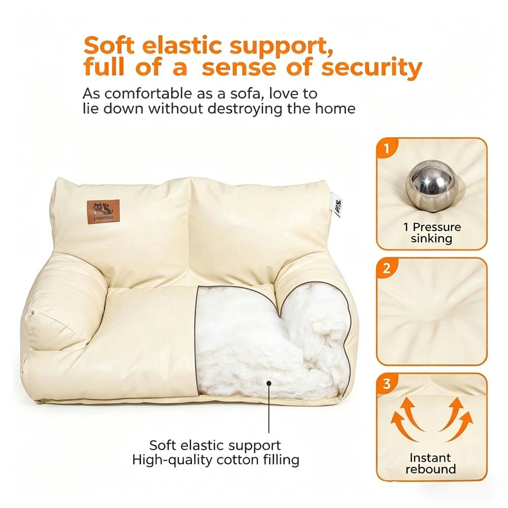 Luxury Faux Leather Dog Bed So - Pet Supplies Dog Wash recensie en prijs