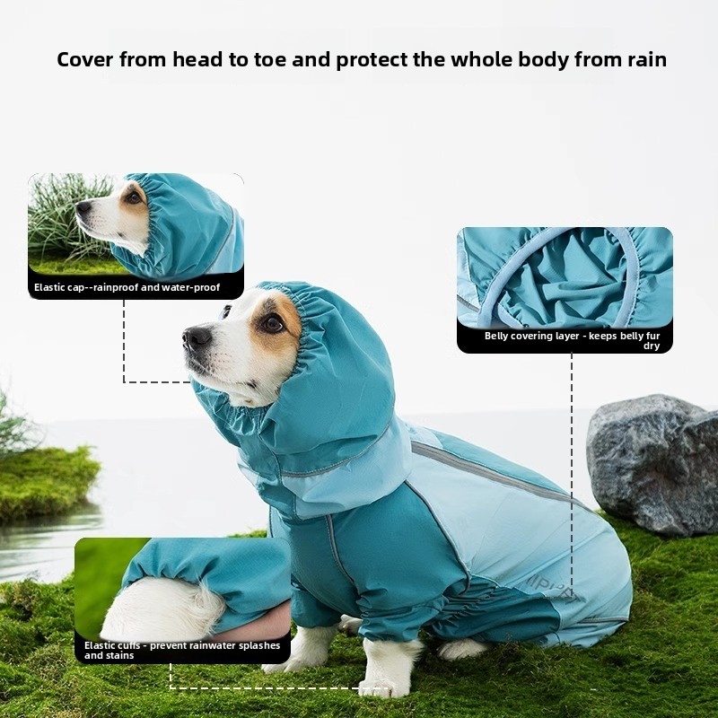2026 Full Coverage Color Block - Dog Raincoat recensie en prijs