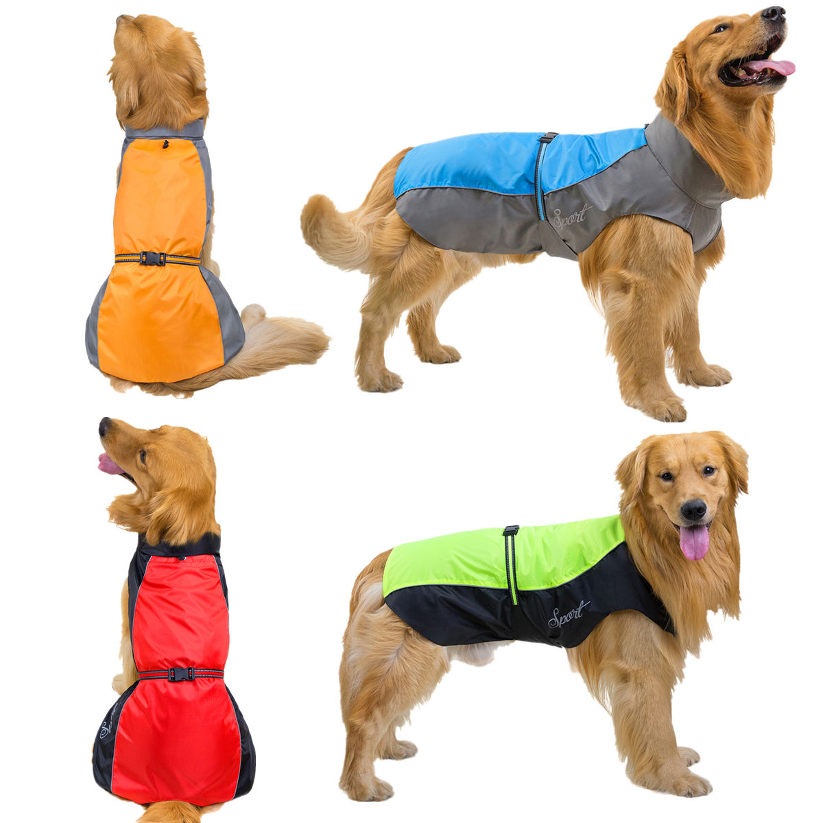 Pet Dog Raincoat Waterproof Wi - Dog Raincoat recensie en prijs
