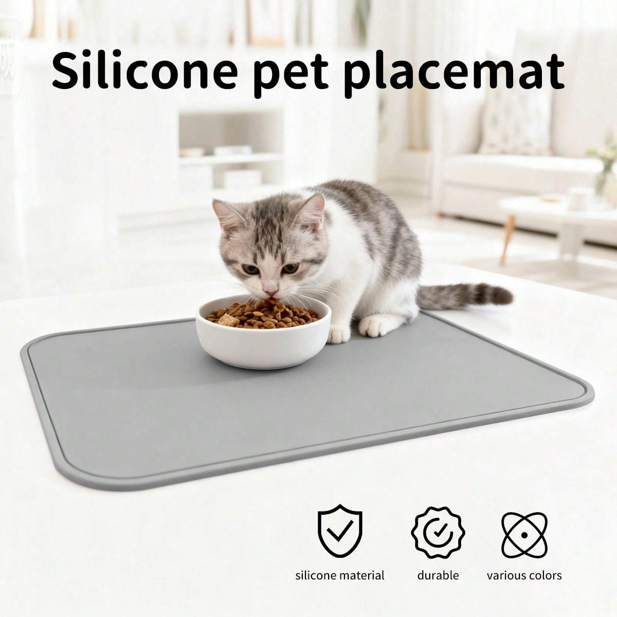 1pc/2pcs Pet Feeding Mat, High - Pet Supplies For Dogs recensie en prijs